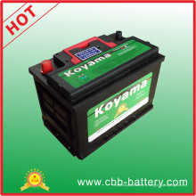 Batteries de voiture Power Volt 12V66ah-DIN66mf